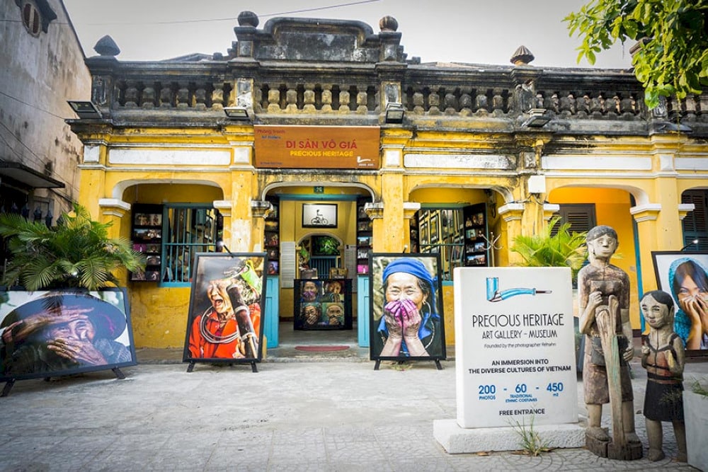 The museum is housed in an ancient building 